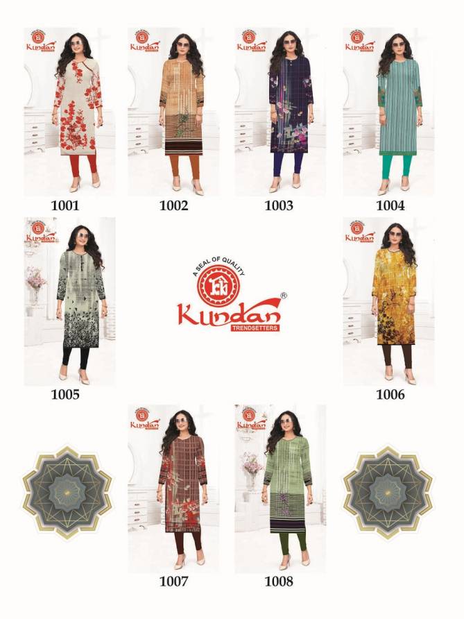 Malang Vol 1 By Kundan Daily Wear Cotton Straight Cut Kurti Wholesale Online